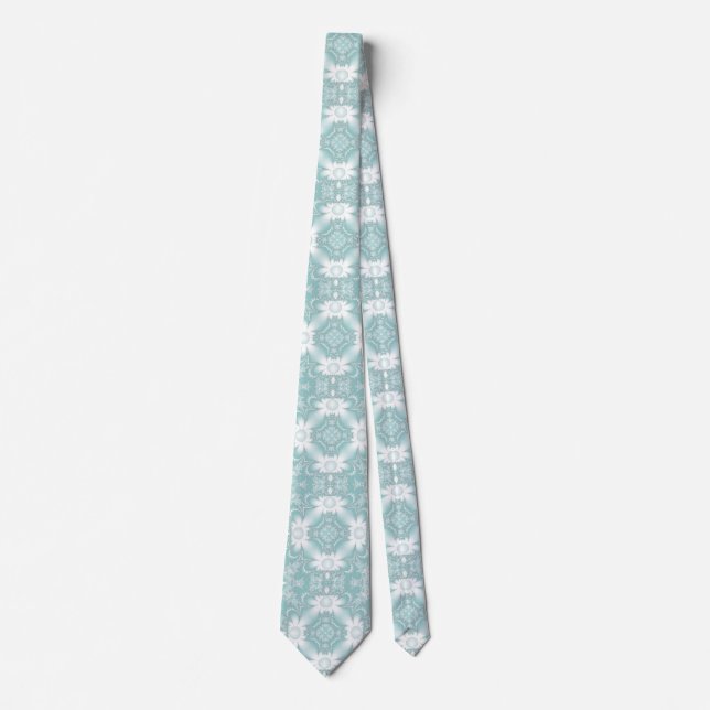Corbata Marguerite, Daisies Flores en estilo retro (Anverso)
