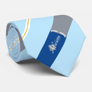 Corbata Marietta (Georgia) bandera de la ciudad Neck Tie