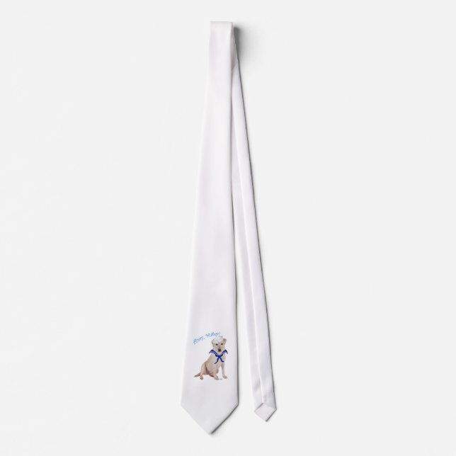 Corbata Marinero Labrador Amarillo (Anverso)