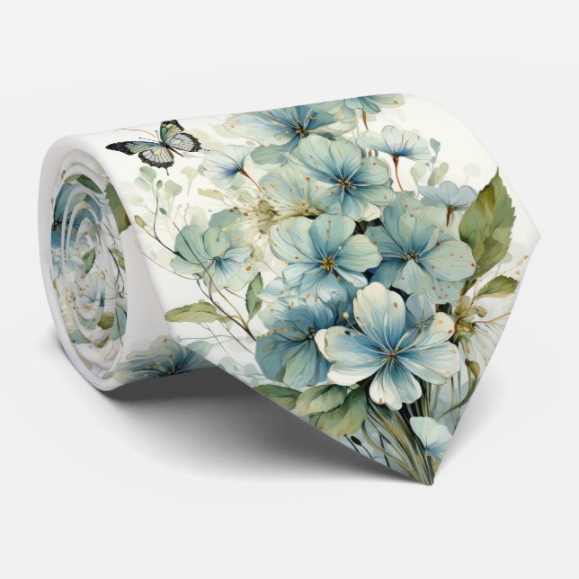 Corbata Mariposa azul (Enrollado)