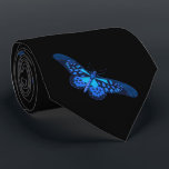Corbata Mariposa azul negra<br><div class="desc">Mariposa azul negra</div>