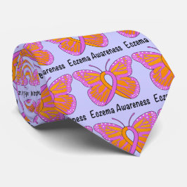 Corbata Mariposa de la conciencia del eczema de la