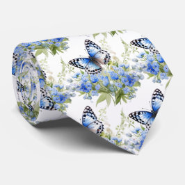 Corbata Mariposa Jardín Elegante Patrón Tejido de Cuello