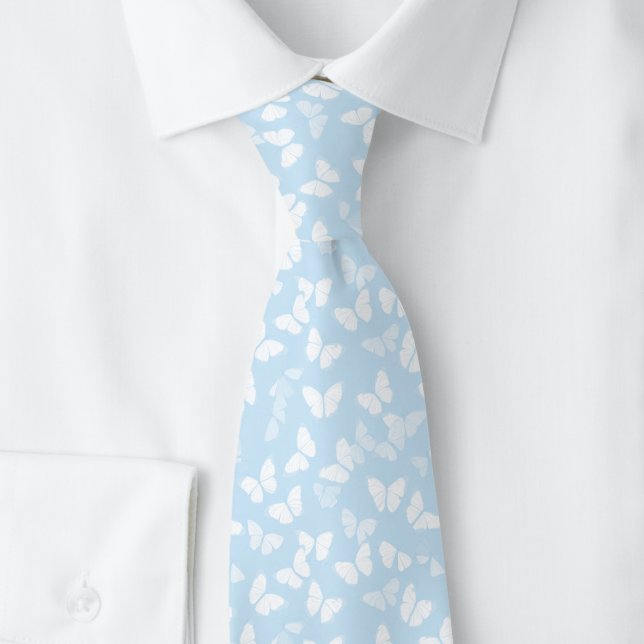 Corbata Mariposas Azules Bebé (Subido por el creador)