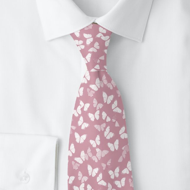 Corbata Mariposas de Vino Polvoriento (Subido por el creador)