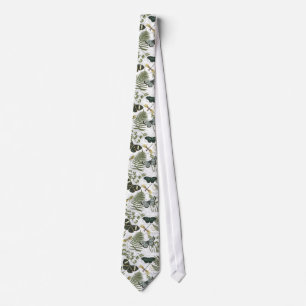 Corbata mariposas y libélulas antiguas