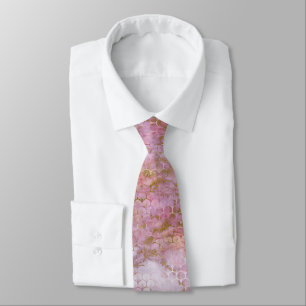 CORBATA MÁRMOL ART DECO PATRONEADO PINK LILAC TIE