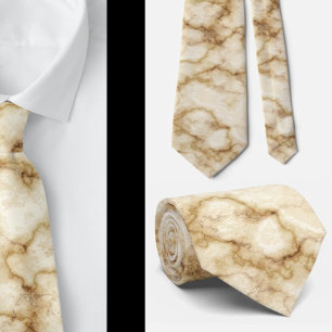 Corbata Mármol de Oro Blanco Profesional con Estilo