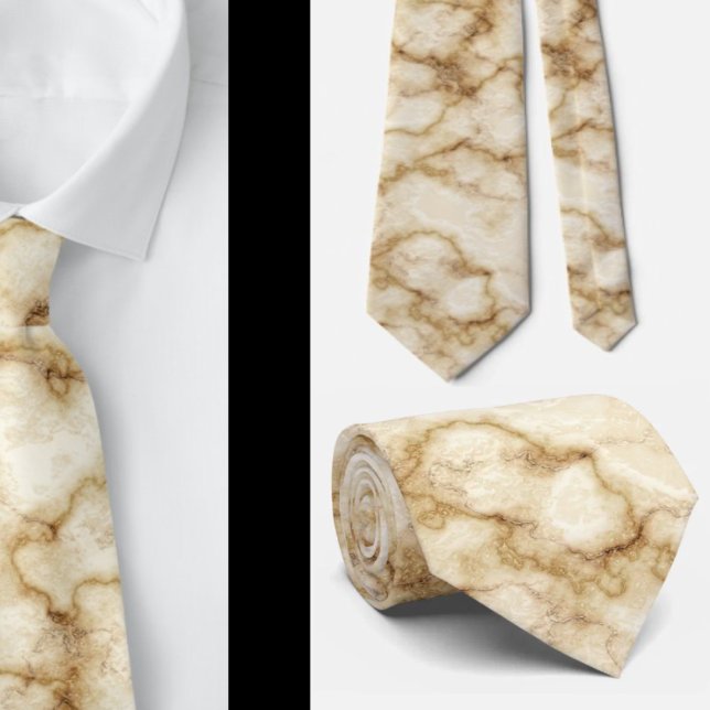 Corbata Mármol de Oro Blanco Profesional con Estilo (Subido por el creador)