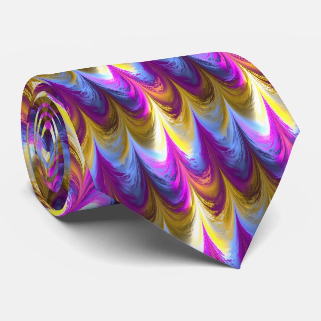Corbata Mármol fractal 8-2 Tiempos (Enrollado)