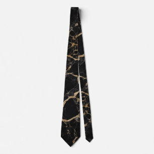 Corbata Mármol negro y marrón