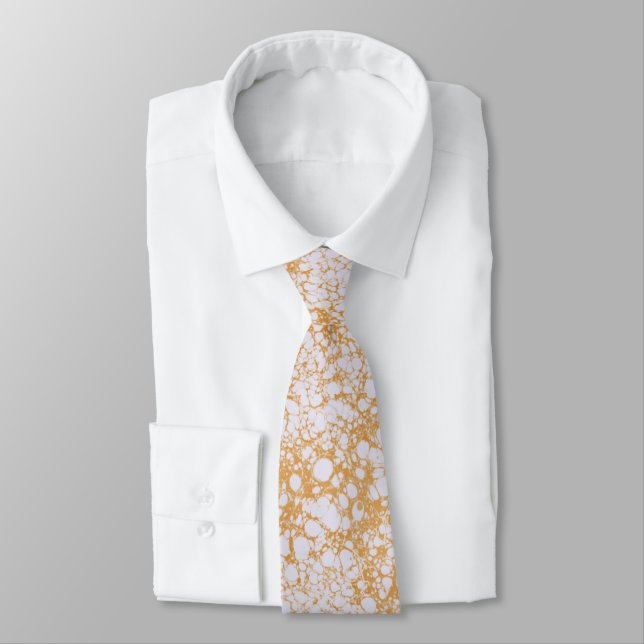 Corbata Mármol rosa y oro (Atado)