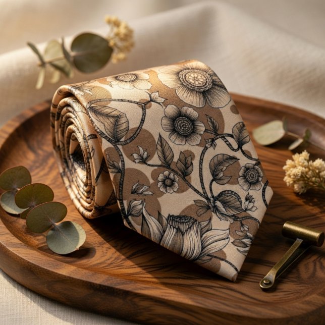 Corbata Marrón beige (Subido por el creador)