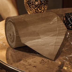 Corbata marrón de acuarela personalizada