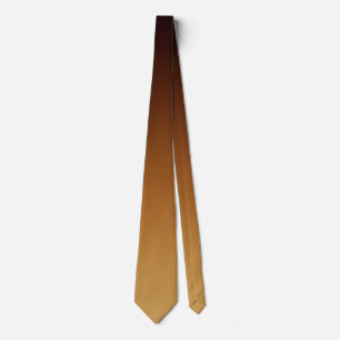 Corbata Marrón Dorado Chocolate Colores Cálidos