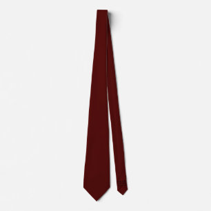 Corbata Marrón llano sólido