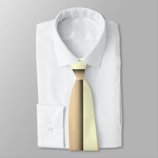 Corbata Marrón monocromo moderno (Atado)
