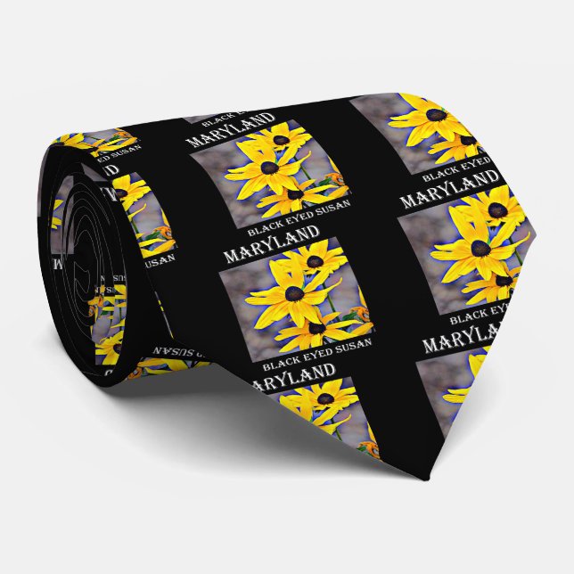 Corbata Maryland Susan observada negro (Enrollado)