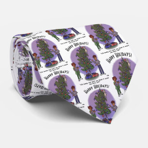 Corbata Más Navidades De Gato Cuelgan