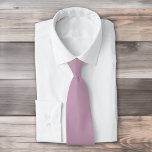 Corbata Masa sólida simple<br><div class="desc">Sencillo diseño de niebla mauve maciza.</div>