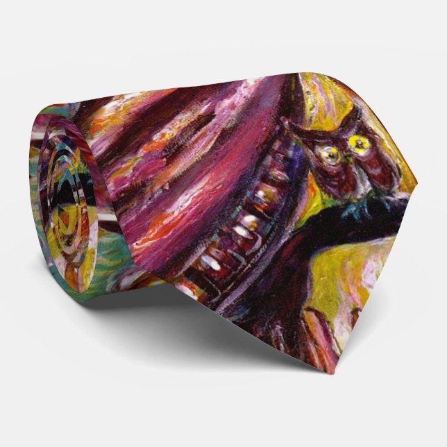 Corbata Máscara desconocida/misteriosa con tricornio y laz (Enrollado)