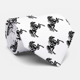 Corbata Mascota de los mustangos de los caballos salvajes