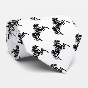 Corbata Mascota de los mustangos de los caballos salvajes