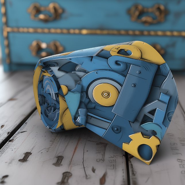 Corbata masculina inspirada en robótica peculiar (Subido por el creador)