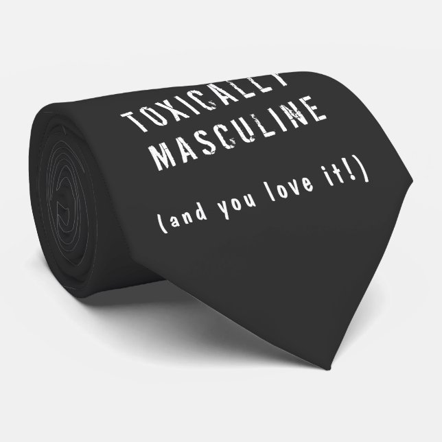 Corbata Masculina tóxica (Enrollado)