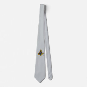 CORBATA MASONS PERSONALIZADO TIE (GRIS)
