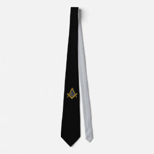 CORBATA MASONS PERSONALIZADO TIE (NEGRO)