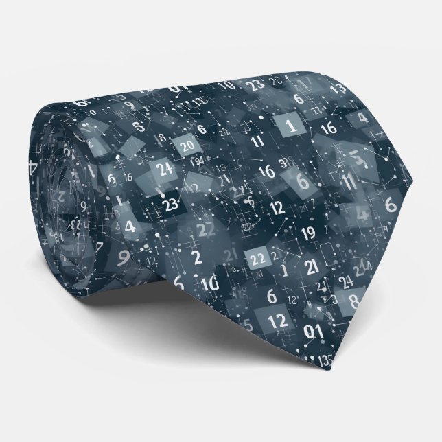 Corbata Math Abstract Tie (Enrollado)