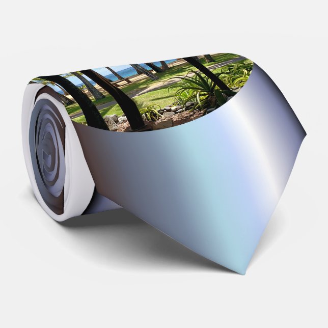 Corbata Maui Beach Hawaii Palm Trees (Enrollado)