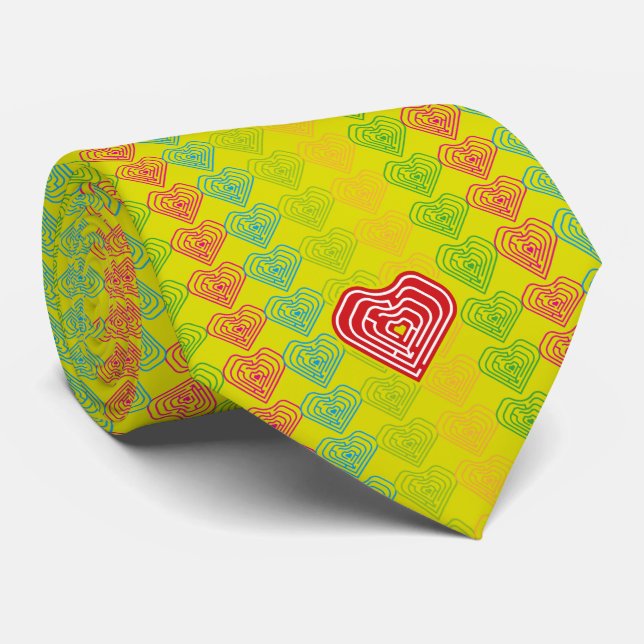 CORBATA MAZE LOVE HEART BY MASANSER PIXELAT (Enrollado)