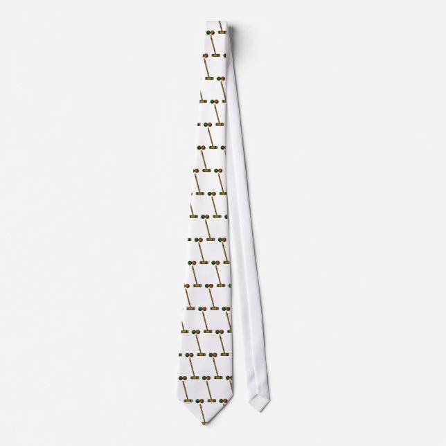 Corbata Mazo y bolas de croquet (Anverso)