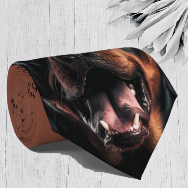 Corbata Me Encanta El Canto Del Cuello Rottweiler (Subido por el creador)