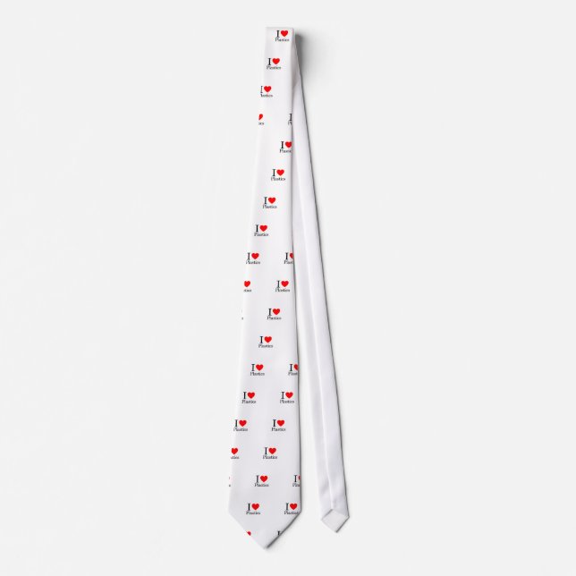 Corbata Me encantan las plásticas (Anverso)