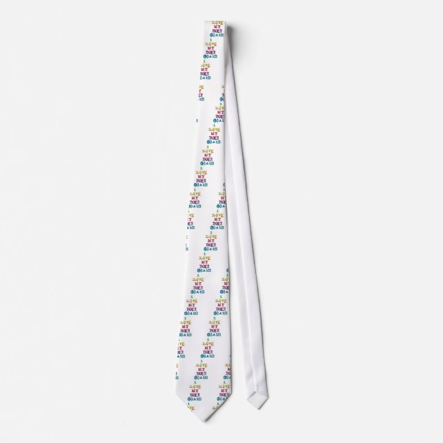 Corbata Me encantan mis cabras (Anverso)