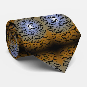 Corbata Me he ido de fiesta por los murciélagos negros y l