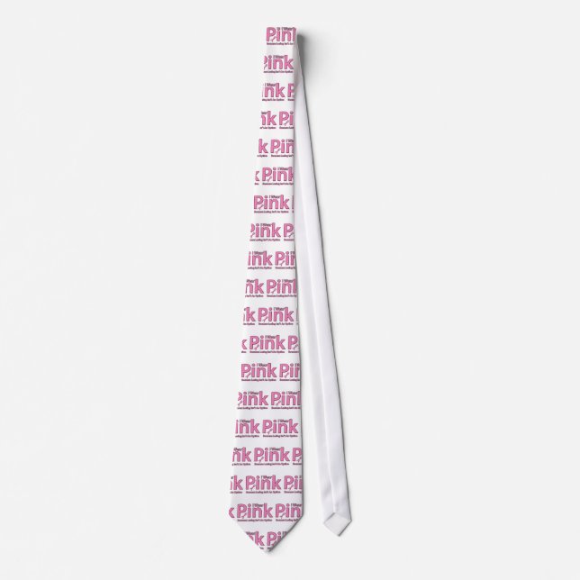 Corbata Me pongo rosa (Anverso)