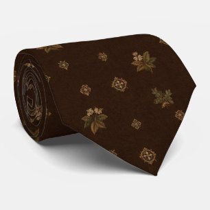 Corbata Medallón de roble espresso Heritage