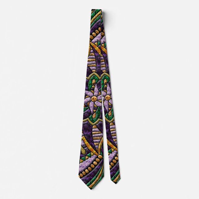 Corbata Medallón Mardi Gras (Anverso)