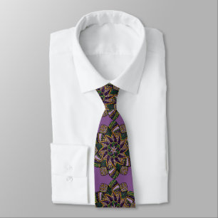 Corbata Medallón Mardi Gras