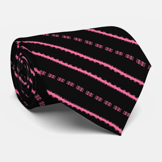 Corbata Medianoche Rosa (Enrollado)