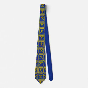 Corbata Médica del Escudo de Medicina Osteopática Necktie
