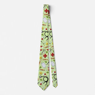 Corbata Médica médico Novedad Cuello
