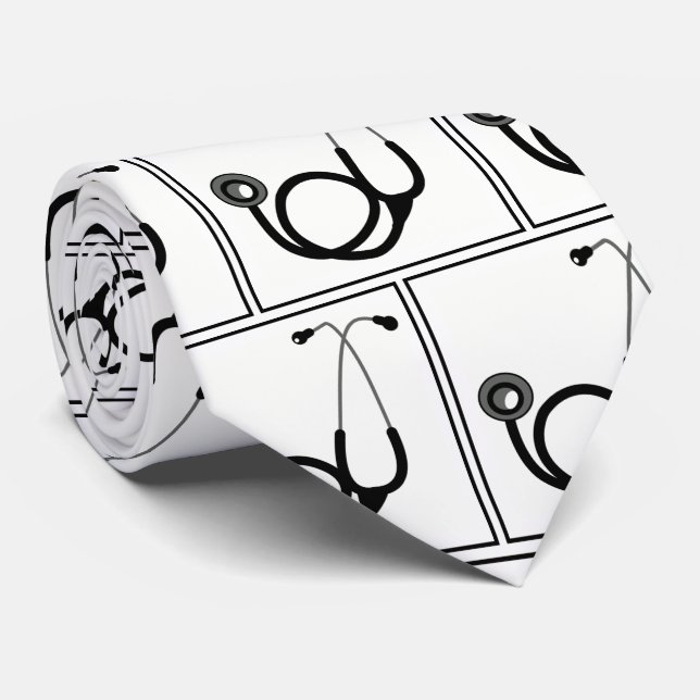 Corbata Médico Médico Neck Tie (Enrollado)