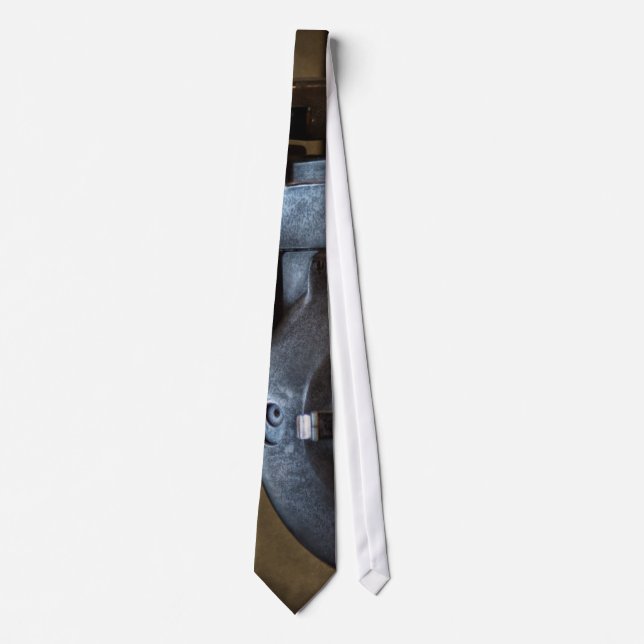 Corbata Médico - Optometría - Un antiguo foróptero (Anverso)