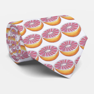 Corbata Medio Desayuno Rosa Grapefruit Citrus Fruto