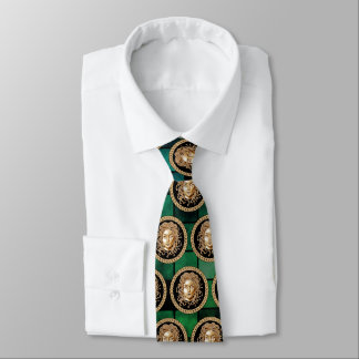 Corbata Medusa Medallion GOLD de lujo